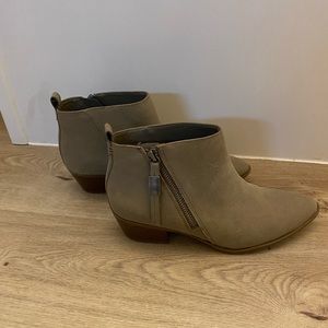 Circus by Sam Edelman suede beige/brown booties size 7.5